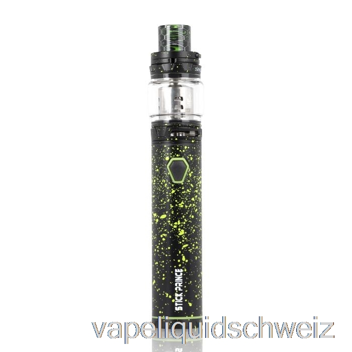Smok Stick Prince Kit – Stiftstil TFV12 Prince Black Mit Grünem Spray Vape Schweiz